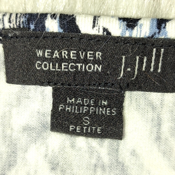 SALE. J. Jill easy-wear blue dress - Picture 8 of 10